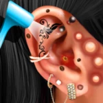 ear salon asmr ear wax& tattoo android application logo